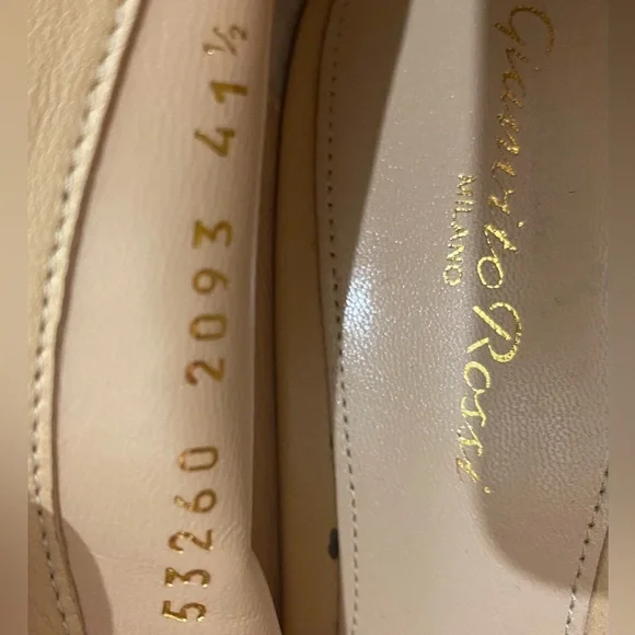 GIANVITO ROSSI Vamp Boots. Peep toe, stiletto heel, genuine leather, new. EU41.5 - Picture 9 of 9